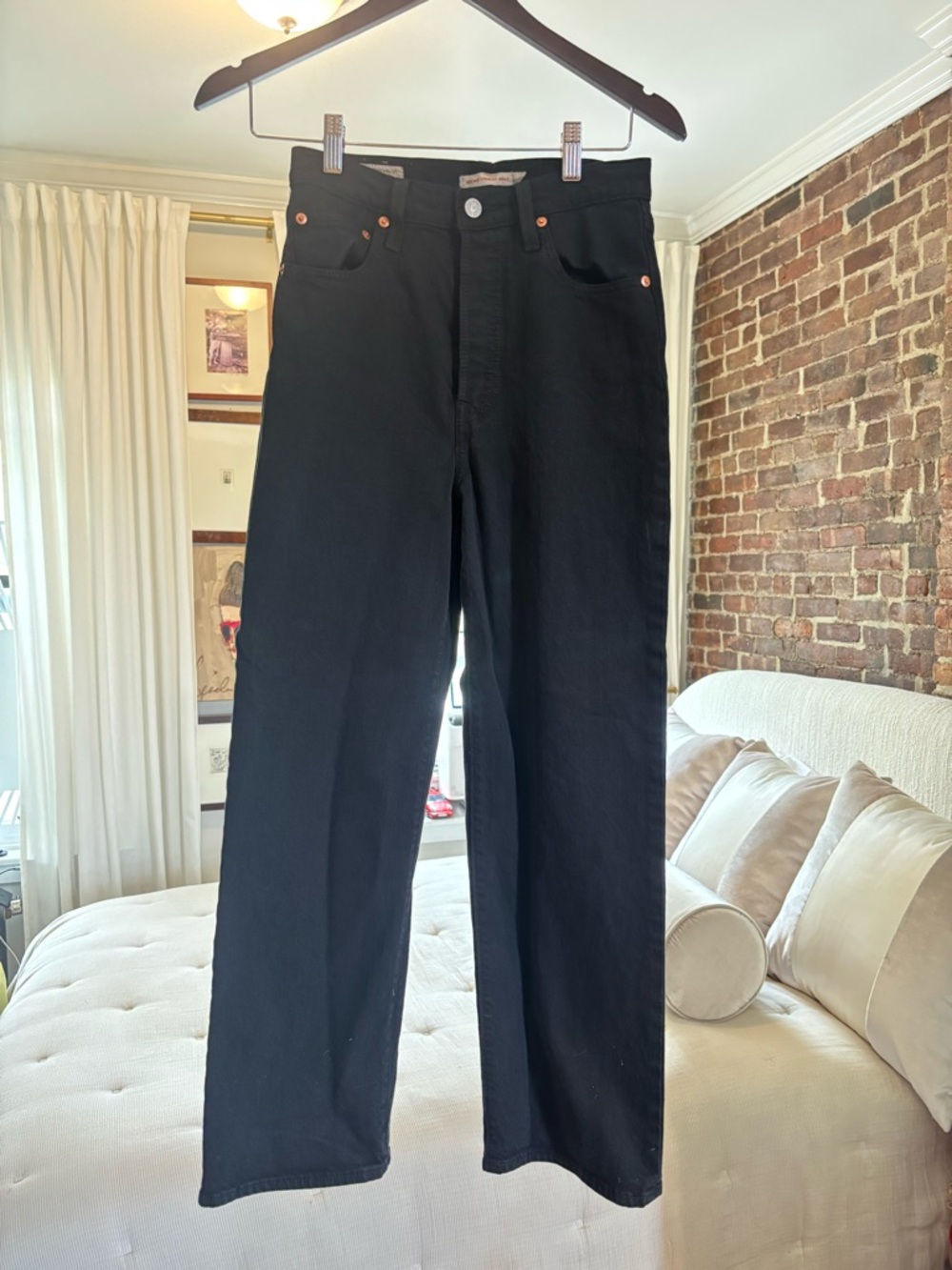 Levi's Black Women's Straight-Leg Jeans